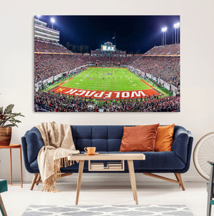 NC State Wolfpack Canvas Print - Raleigh Carter-Finley