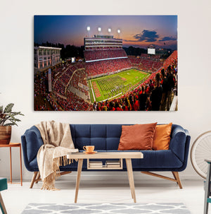 NC State Wolfpack Football Team Print - Raleigh