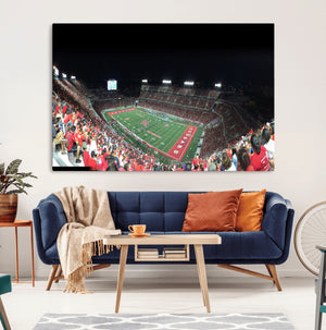 Houston Cougars Football Team Print - Houston TDECU Stadium