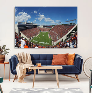 Virginia Tech Hokies Football Team Print - Blacksburg Lane