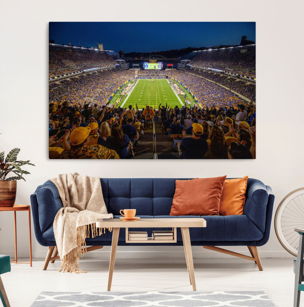 Pittsburgh Panthers Football Team Print - Pittsburgh