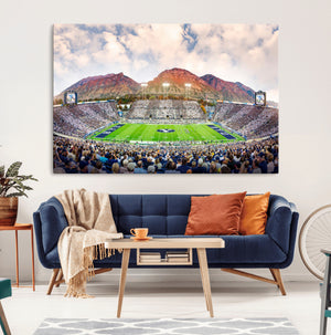 Brigham Young University Cougars Football Team Print - Provo