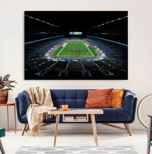 Denver Broncos Football Team Print Canvas- Denver Empower