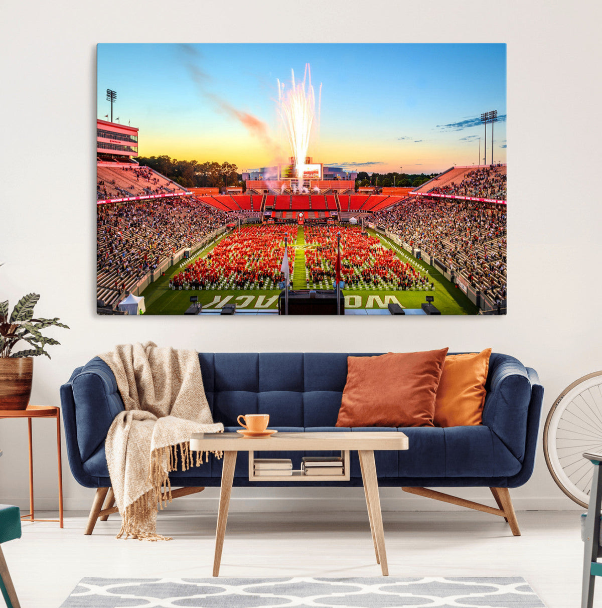 North Carolina State University Canvas Print, North Carolina