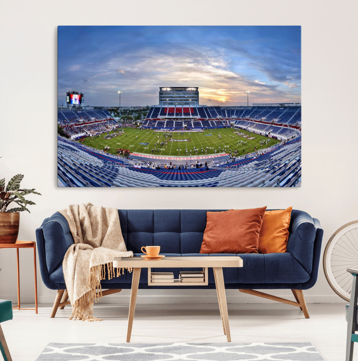 Florida Atlantic University Owls Football Team Print - Boca