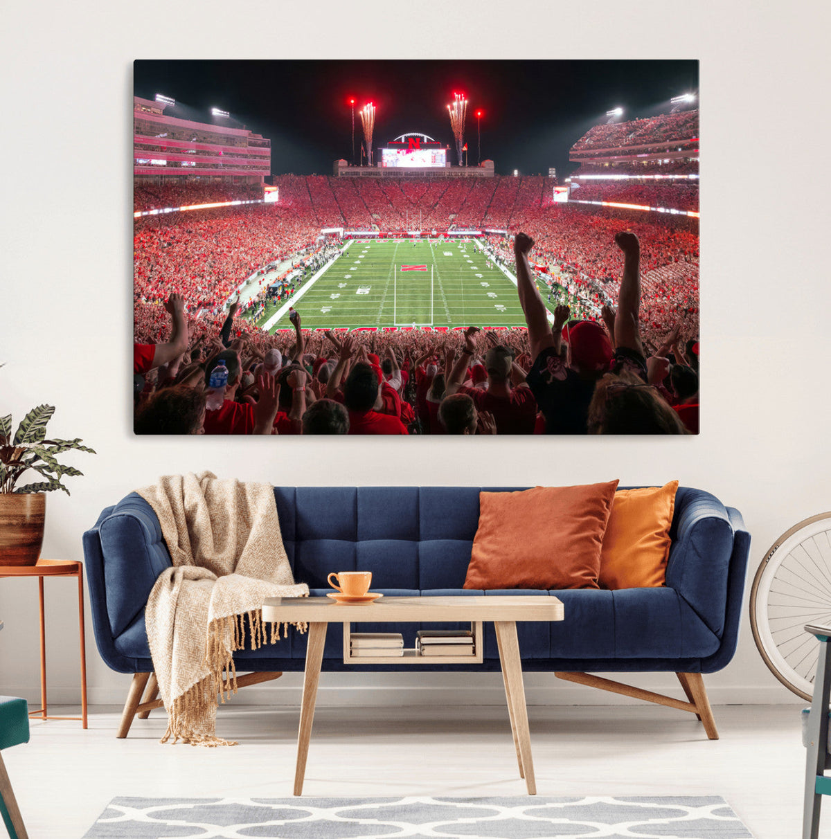 University of Nebraska Cornhuskers Football Team Print -