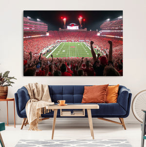 University of Nebraska Cornhuskers Football Team Print -