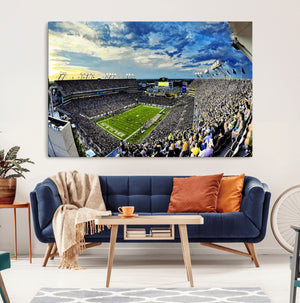 Framed USF Bulls Football Team Print - Tampa Raymond James