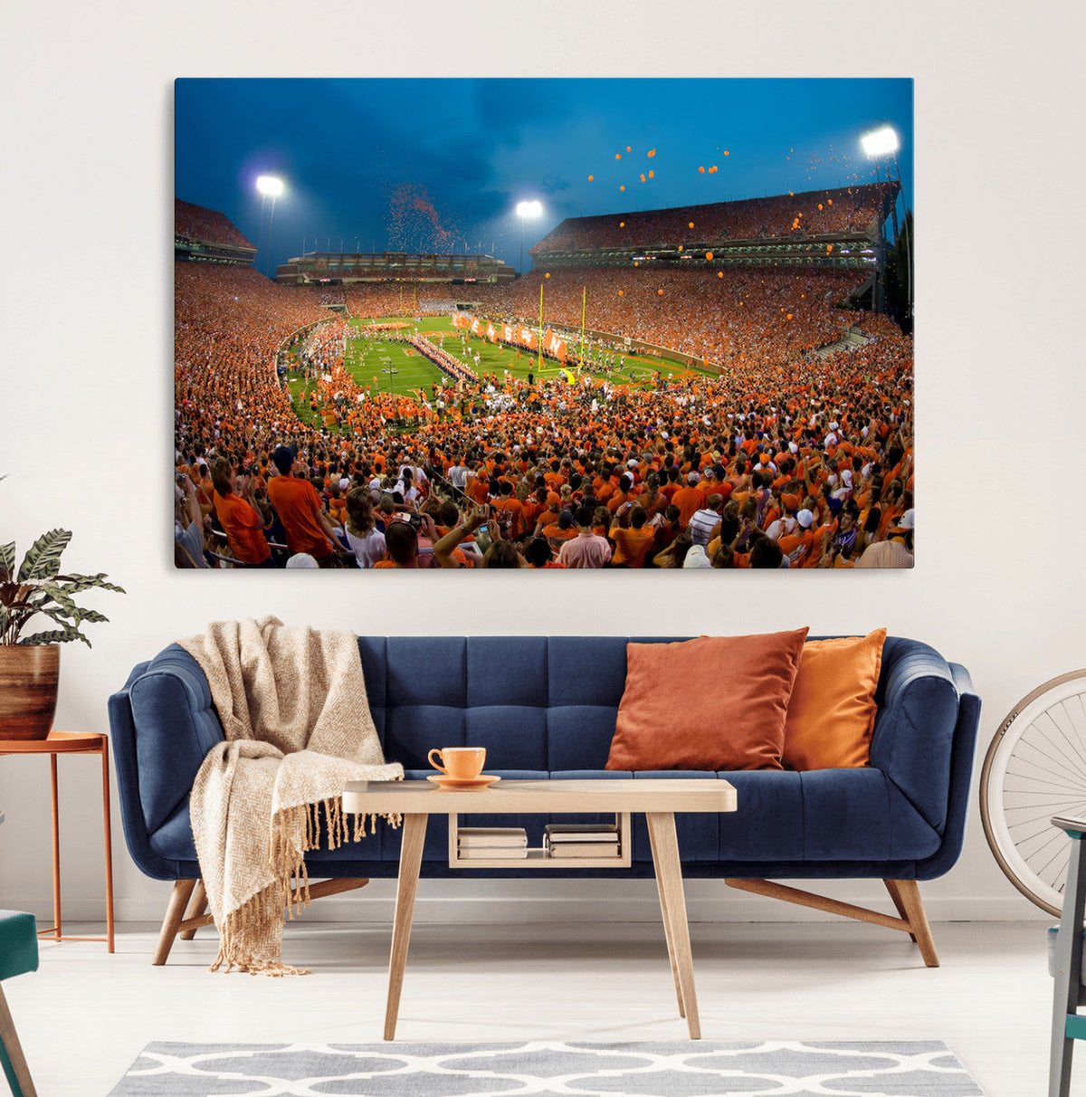 Clemson University Tigers Football Team Print - Clemson