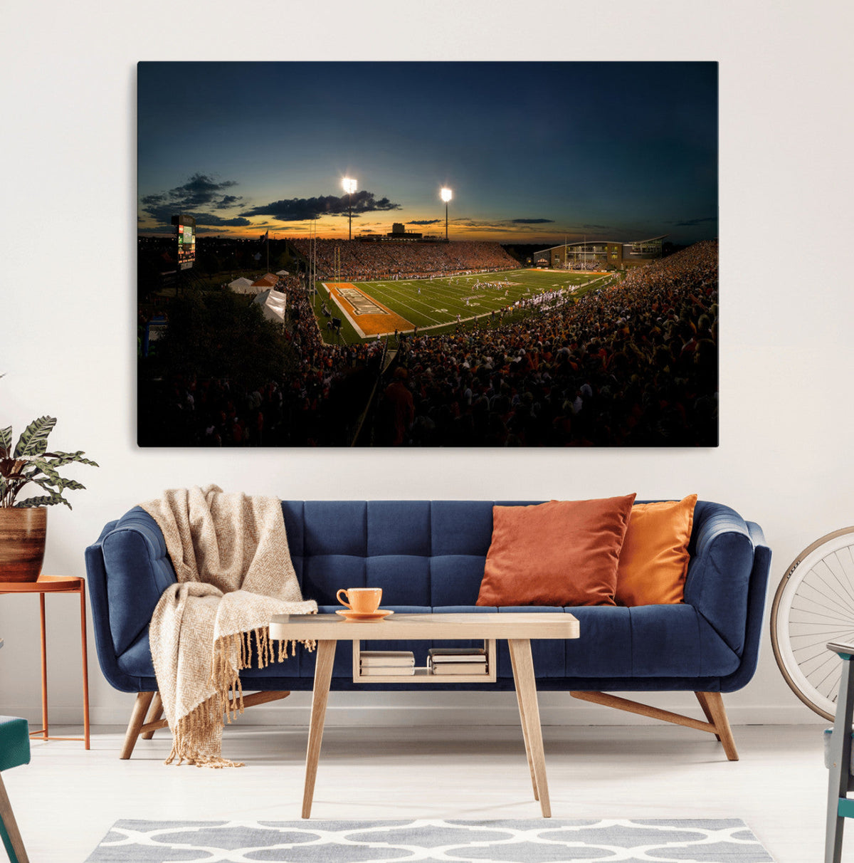 Ball State Cardinals Football Team Print - Muncie Scheumann