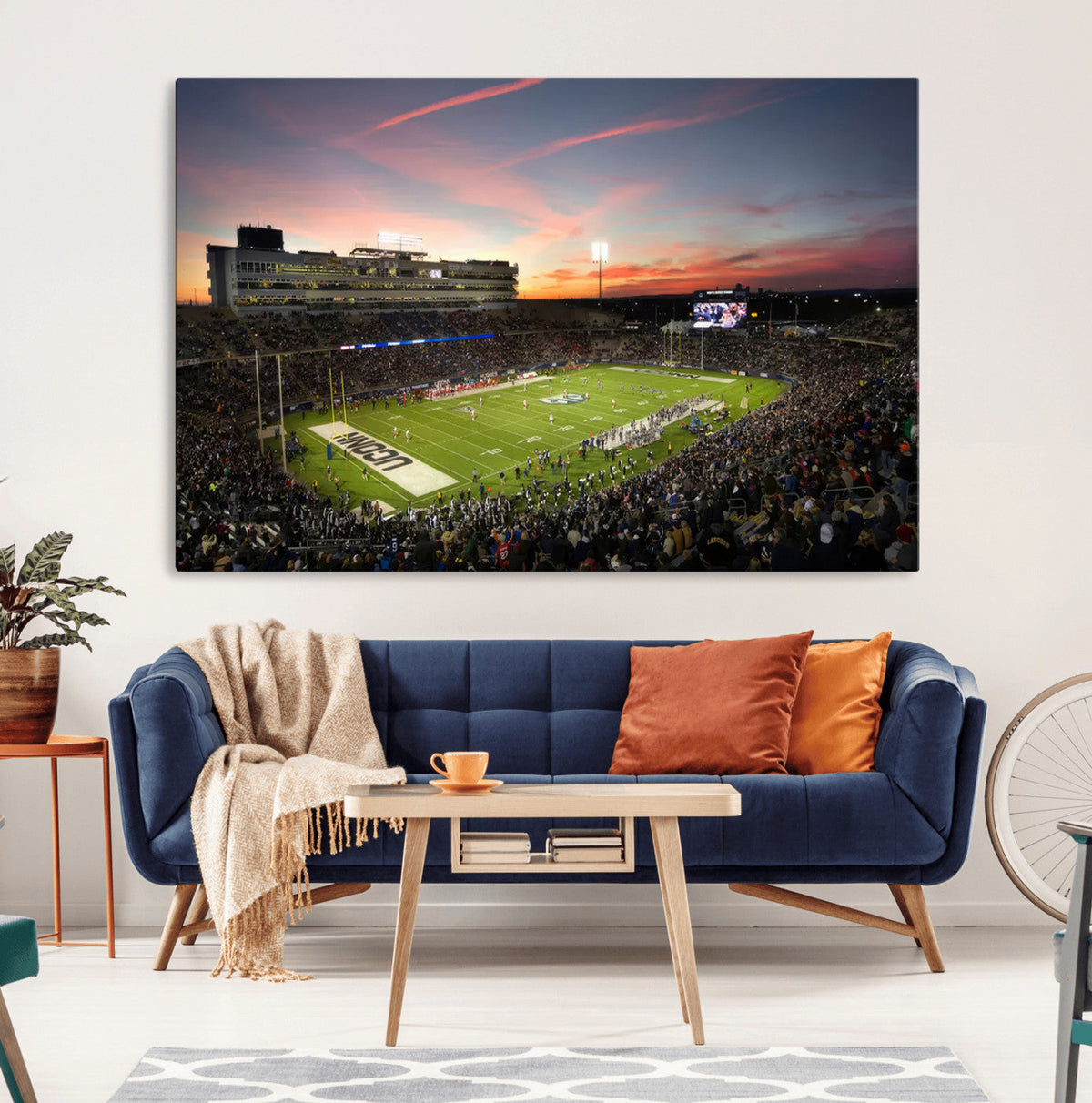 The University of Connecticut UCONN Huskies Football Team