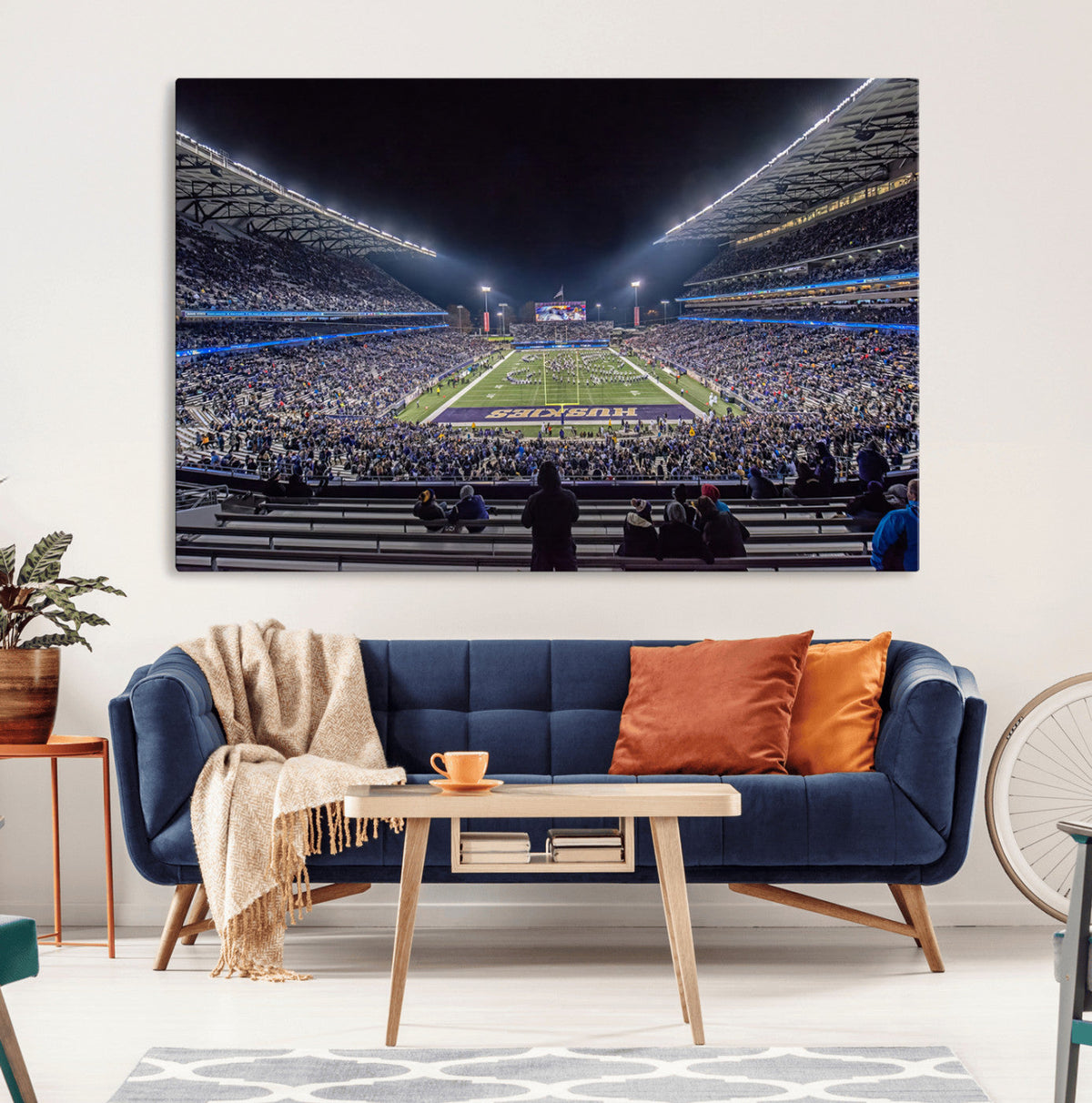 The University of Washington Huskies Football Team Print -