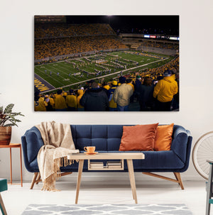 West Virginia Uni Mountaineers Football Team Print - Milan