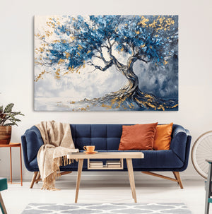 Abstract Tree Painting Canvas Wall Art | Tree of Life