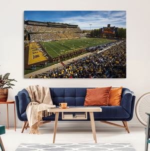 University of Wyoming Cowboys Football Team Print - Laramie