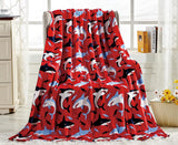 Soft Fleece Throw Blanket 50x60 – Lightweight Cozy Bed Couch Sofa Blanket for All Seasons