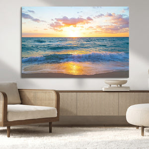 Coastal Wall Art - Vintage World Map Canvas Print with