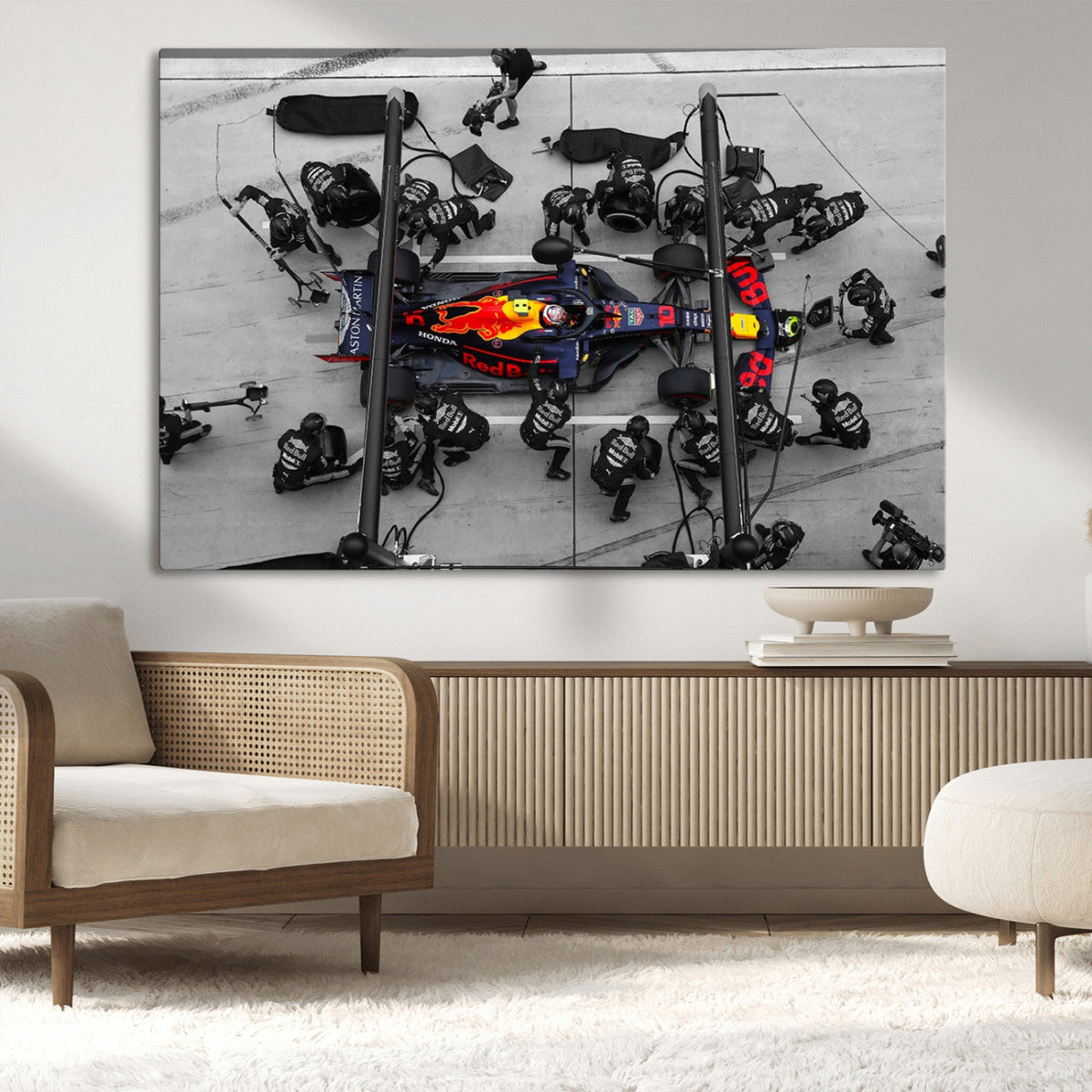 RedBull Formula 1 Canvas Wall Art Print