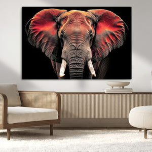 Elephant Wall Art Canvas Print