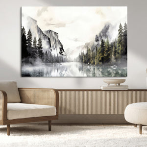 Yosemite Valley Wall Art Canvas Print – Framed and Ready to