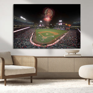 Fireworks at Angel Stadium – Los Angeles Angels Canvas