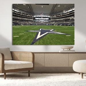 Dallas Cowboys Football Team Print - Arlington AT&T Stadium