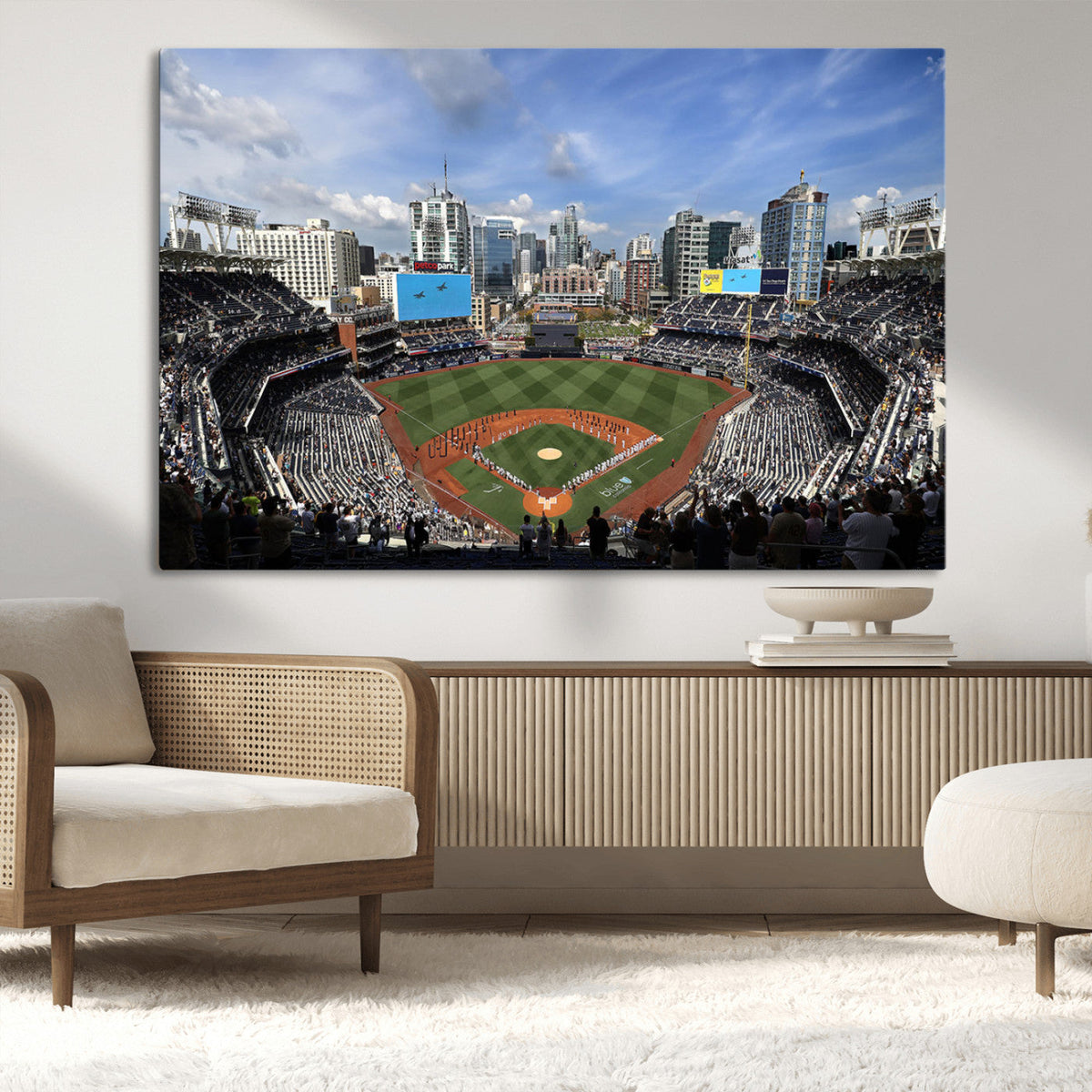 San Diego Padres Baseball Team Print - Petco Park Stadium