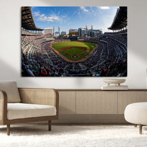 Truist Park Stadium Canvas Wall Art - Atlanta Braves Game
