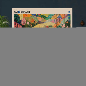 Yayoi Kusama Japanese Art Canvas Print, Abstract Art, Large