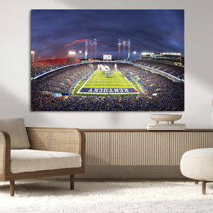Kroger Field Canvas Wall Art - Kentucky Stadium Wall Art