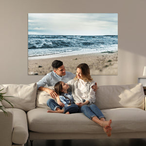 Ocean Wall Art Canvas Print – Moody Coastal Seascape Scene