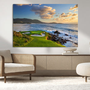 Pebble Beach Golf Links Wall Art Canvas Print – Iconic