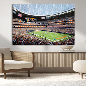 Chicago Bears Soldiers Field Wall Art Canvas Print – Framed
