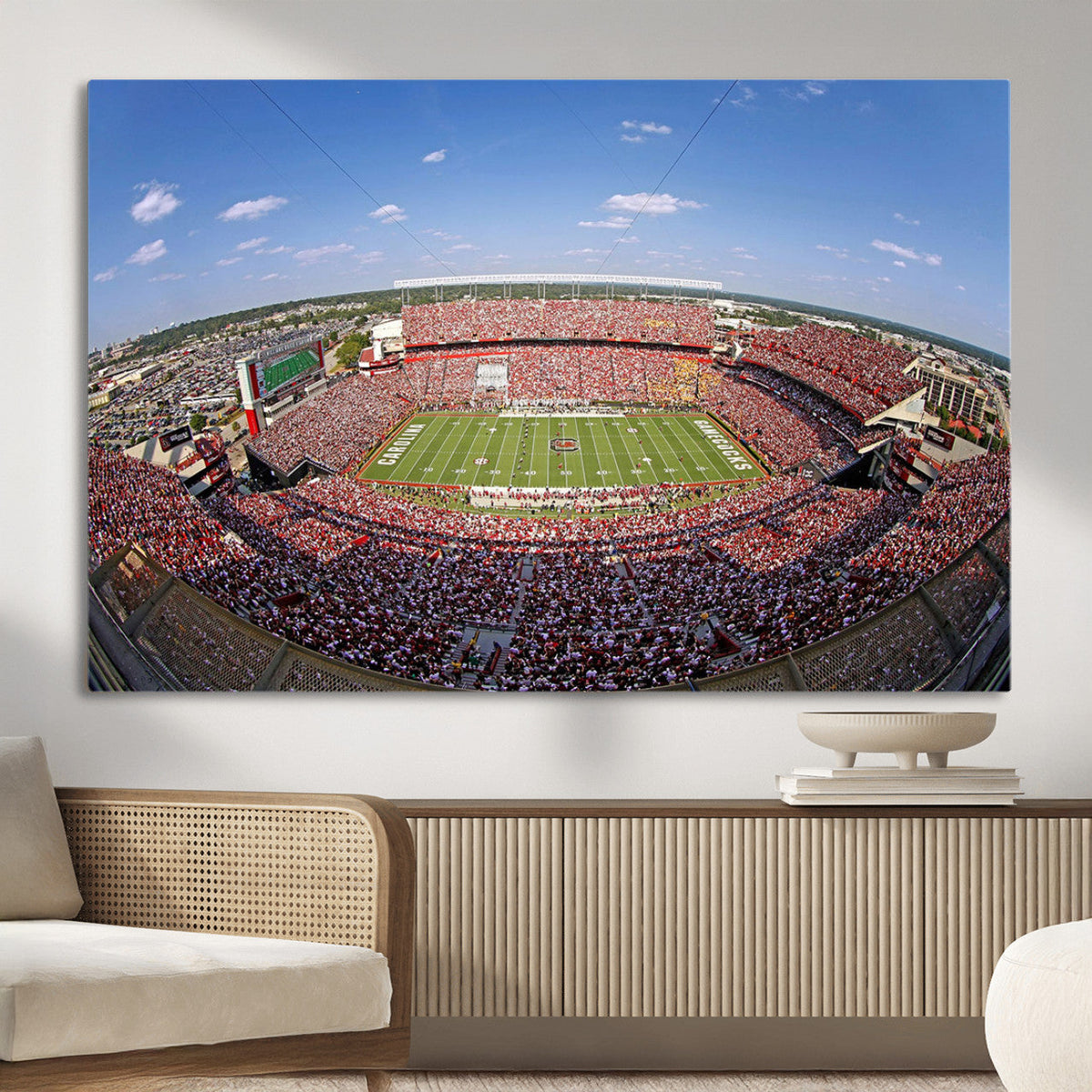 William Brice Stadium Wall Art Canvas Print – Stadium Crowd