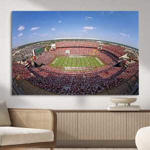 William Brice Stadium Wall Art Canvas Print – Stadium Crowd