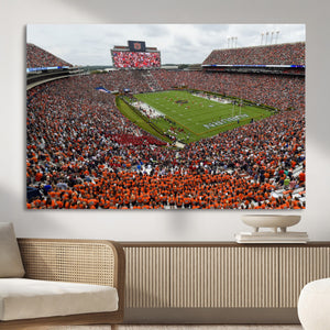 Jordan-Hare Stadium Wall Art Canvas Print, College Sports