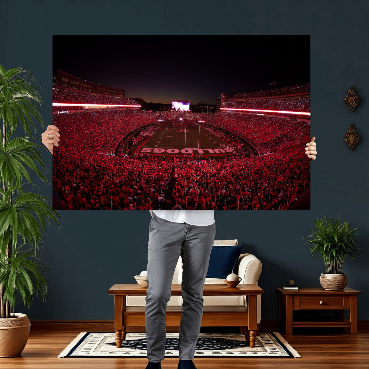 Sanford Stadium Wall Art Canvas Print – Georgia Bulldogs
