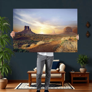 Monument Valley Desert Wall Art Canvas Print, Southwest