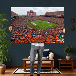 Auburn Stadium Wall Art Canvas Print, Jordan Hare Stadium