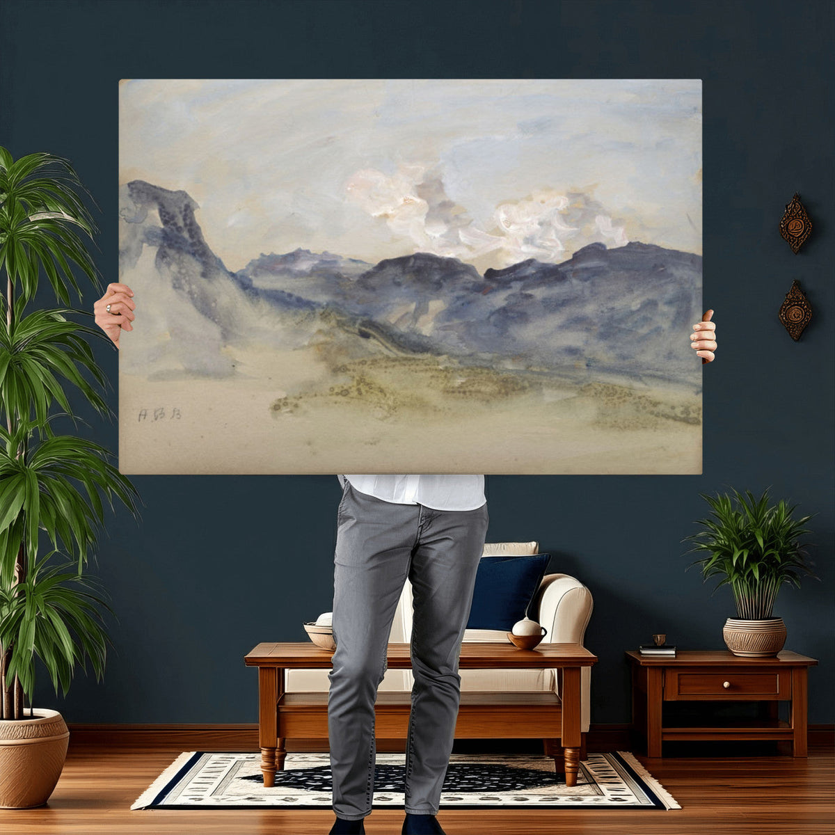 Alps Hercules Brabazon Brabazon Abstract Wall Art Canvas