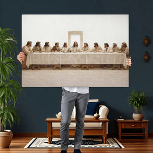 The Last Supper Wall Art Canvas Print, Jesus Christ Biblical