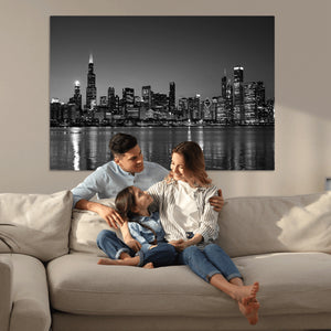 Chicago Wall Art Canvas Print