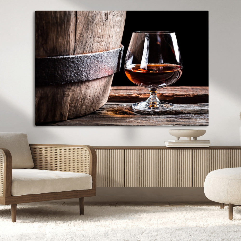 Scots Whiskey Wall Art Canvas Print