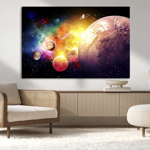 Space and Galaxy Canvas Print