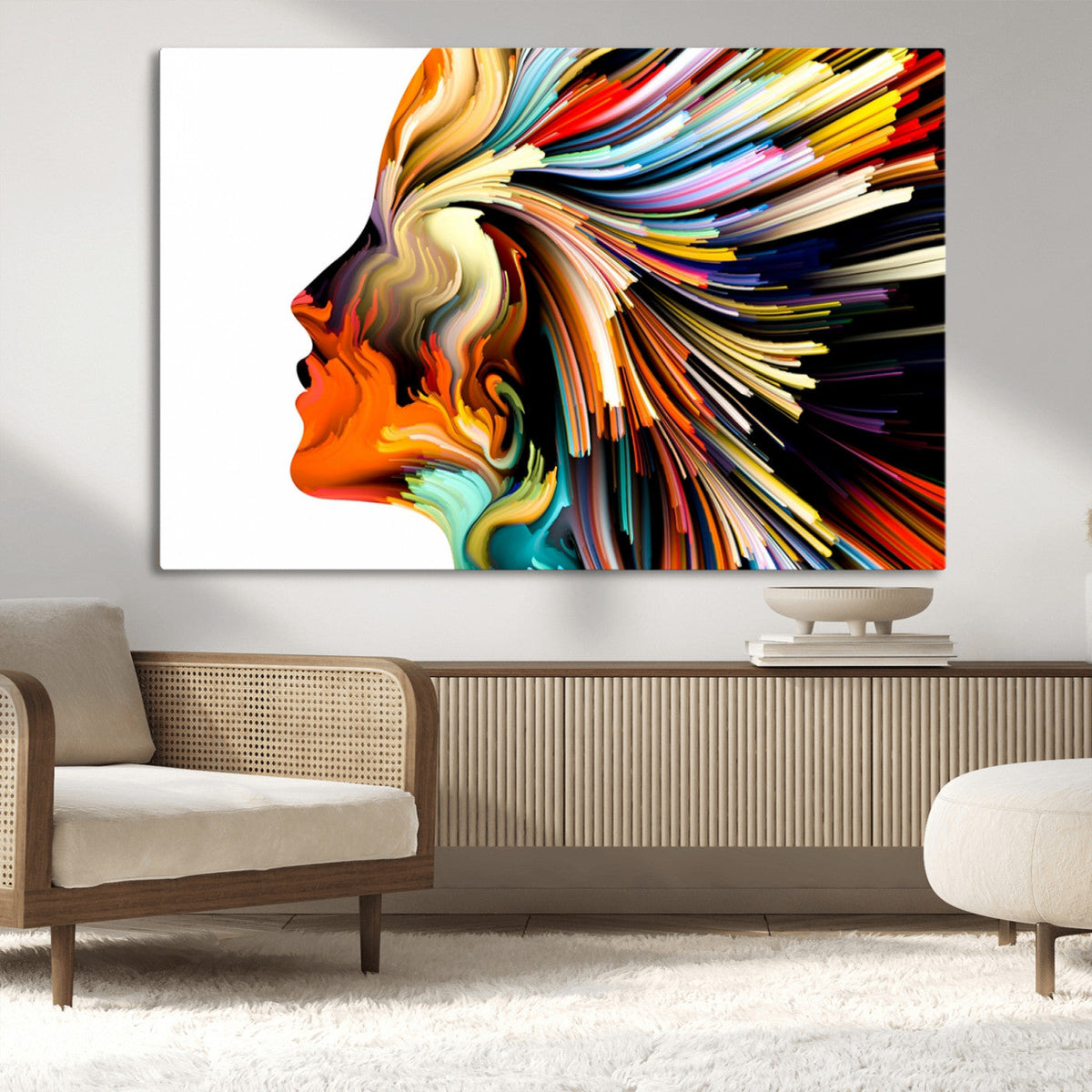 Profile Colors Canvas Print
