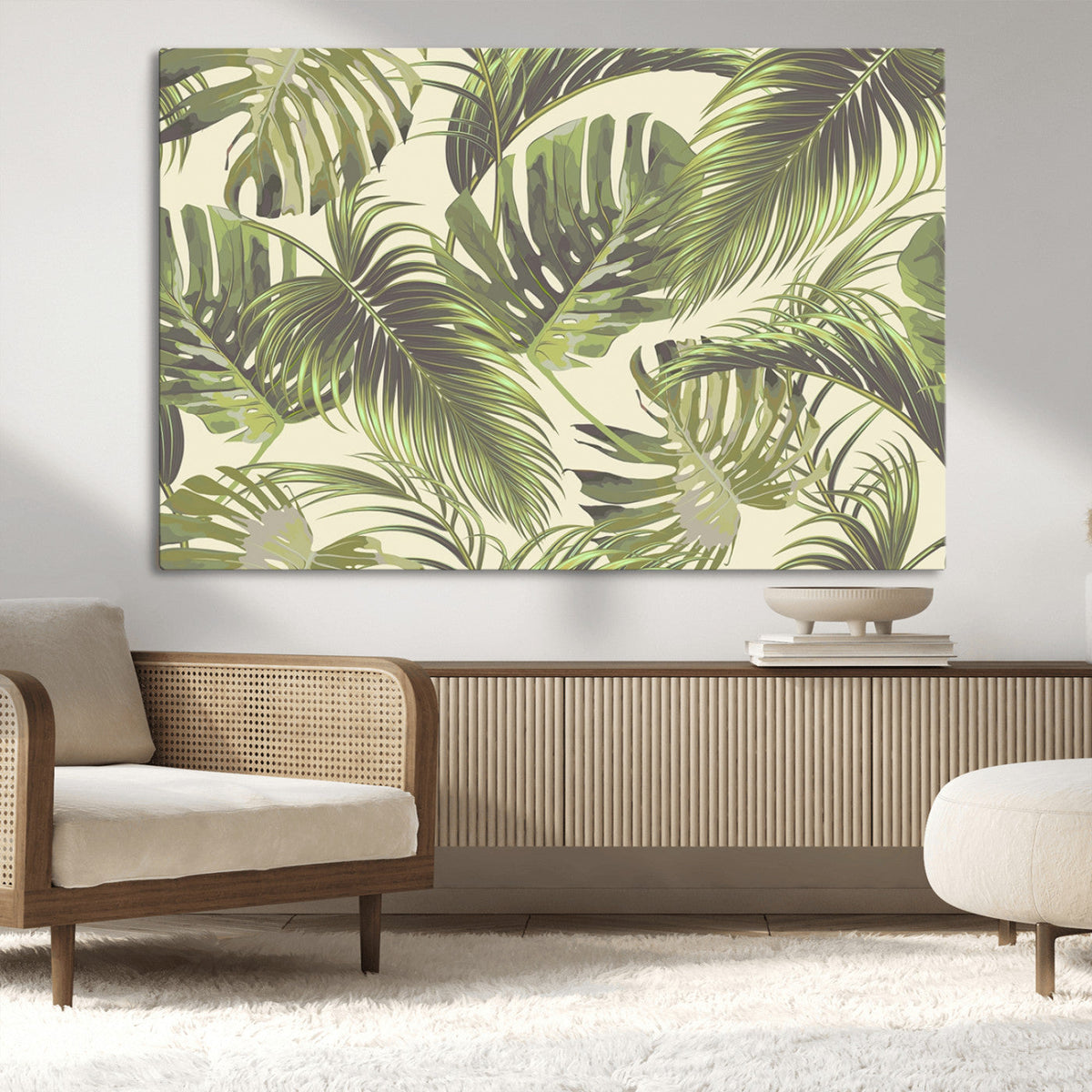 Palm Leaves Canvas Print