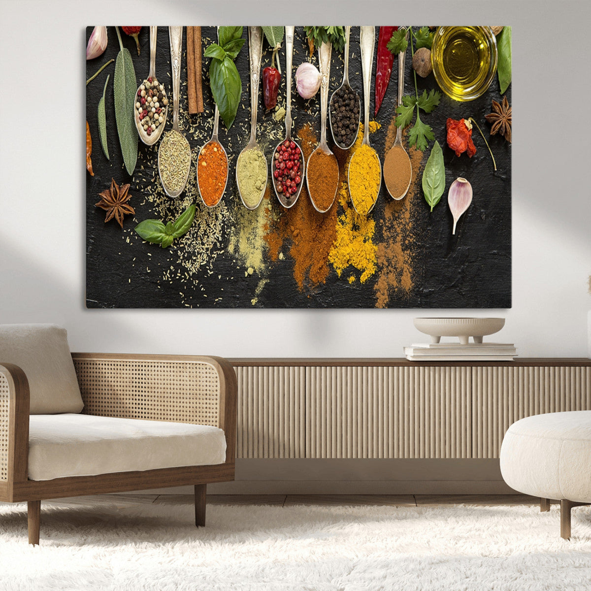 Spices Wall Art Canvas Print