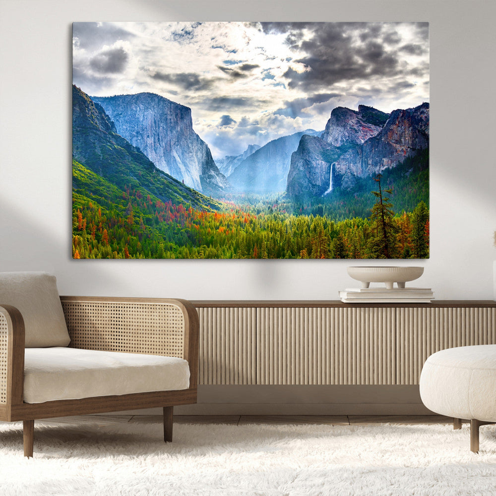 Yosemite National Park El Capitan Landscape Wall Art,