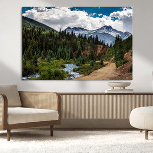 San Juan Nal Forest Wall Art Landscape Canvas Print