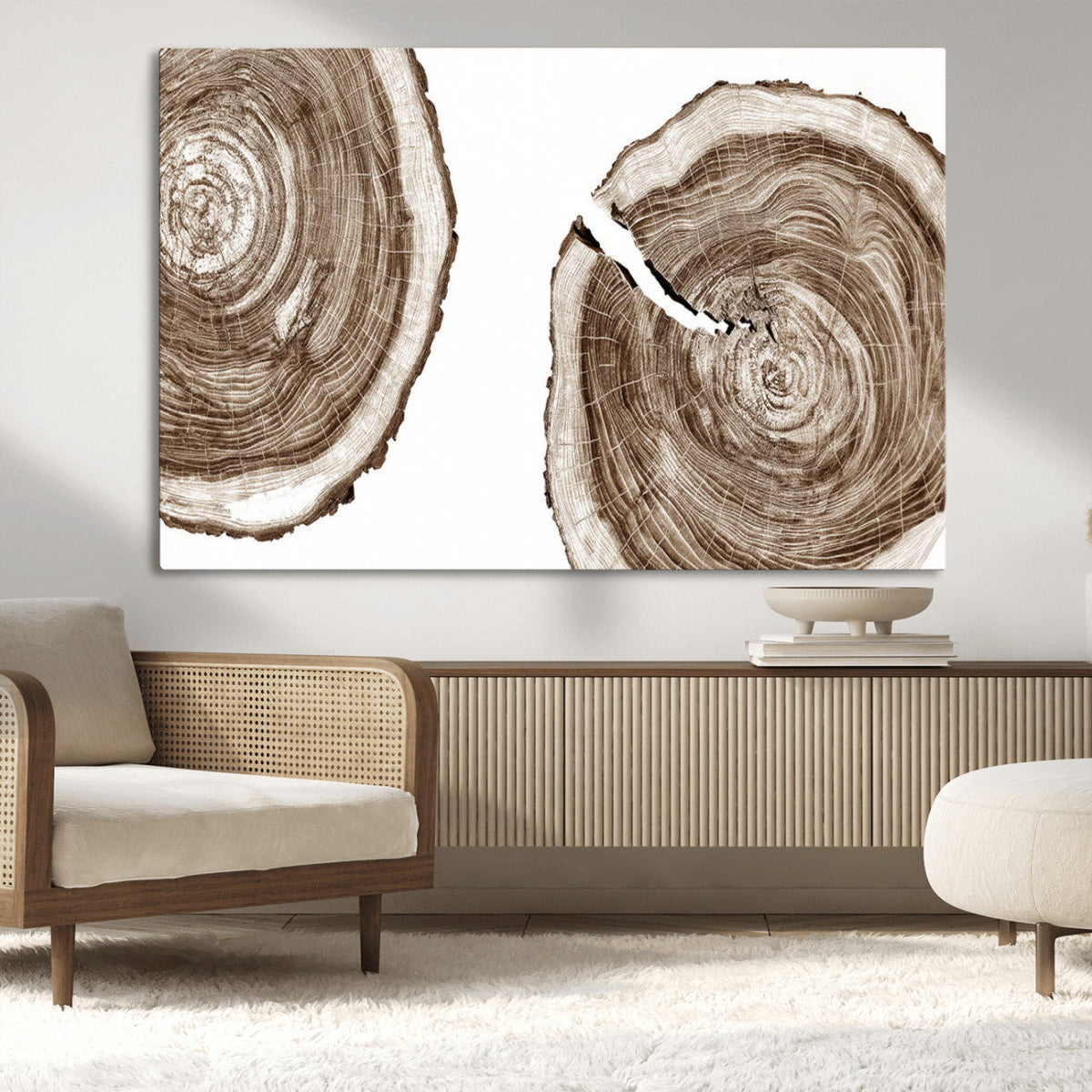 Wood Tree Ring Wall Art Canvas Prints, Tree Rings –